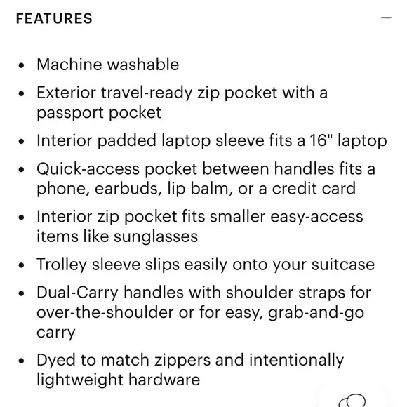 AWAY Featherlight Tote Black - Picture 11 of 13